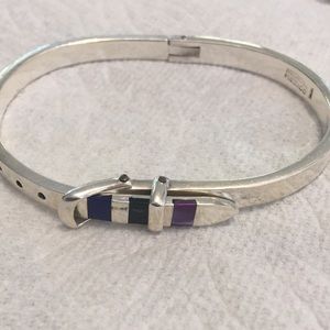 Vintage Mexico sterling 925 belt bracelet